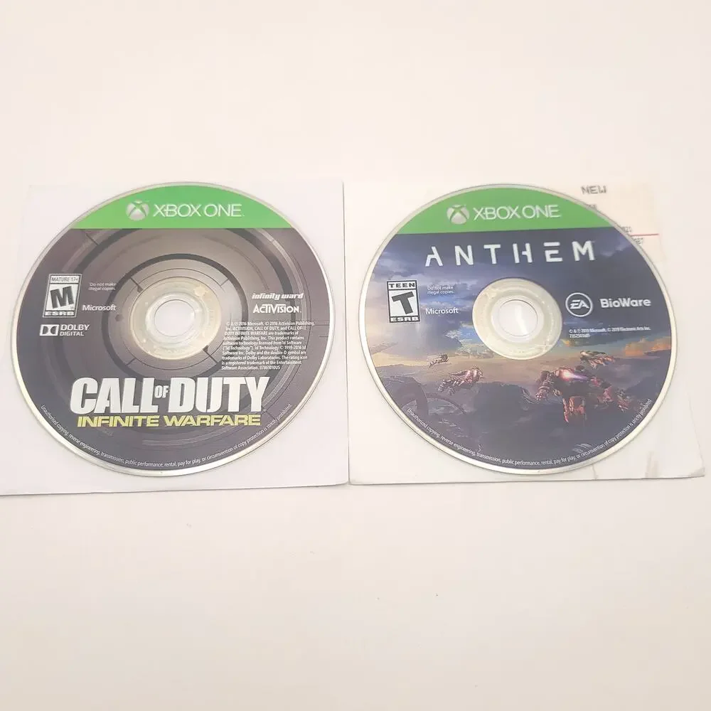 Xbox One Lot of 10 Games Call of Duty Anthem Destiny Dragon Age Borderlands